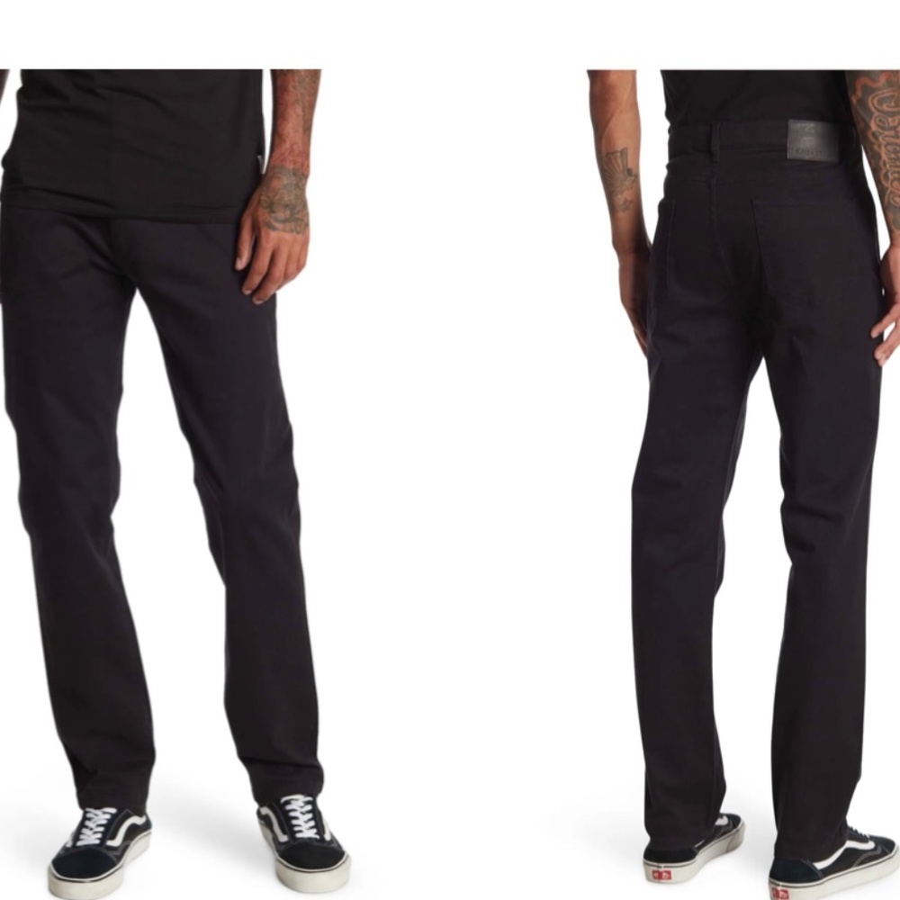 Slate&stone black cotton pants NWT